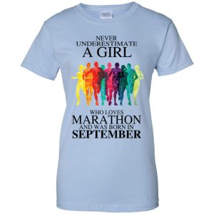 A Girl Who Loves Marathon And Was Born In September T-Shirts, Hoodie, Tank 25