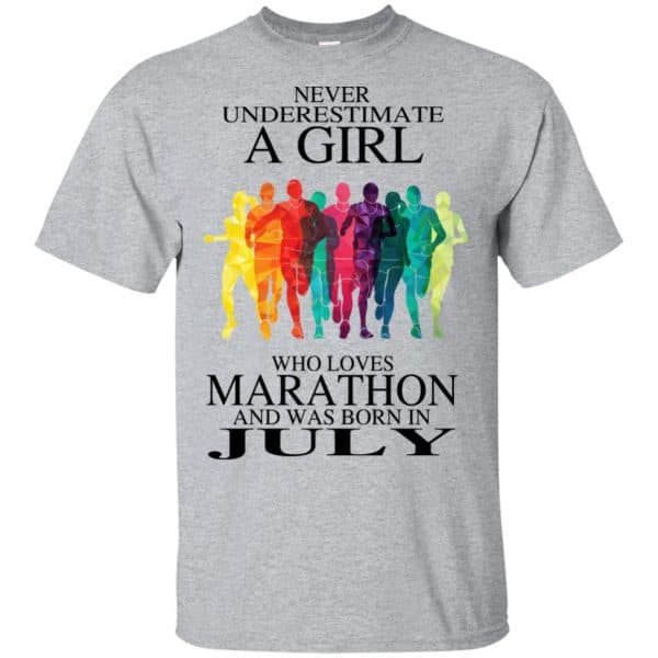 A Girl Who Loves Marathon And Was Born In July T-Shirts, Hoodie, Tank 3