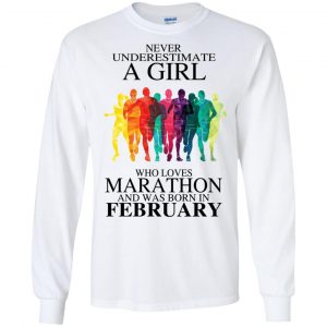 A Girl Who Loves Marathon And Was Born In February T-Shirts, Hoodie, Tank 18