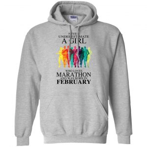 A Girl Who Loves Marathon And Was Born In February T-Shirts, Hoodie, Tank 20
