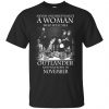 A Woman Who Watches Outlander And Was Born In November T-Shirts, Hoodie, Tank 1