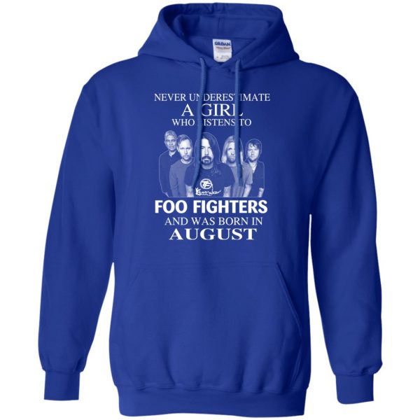 A Girl Who Listens To Foo Fighters And Was Born In August T-Shirts, Hoodie, Tank Apparel 10