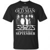An Old Man Who Listens To Eagles And Was Born In September T-Shirts, Hoodie, Tank 2