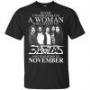 A Woman Who Listens To Eagles And Was Born In November T-Shirts, Hoodie, Tank 2