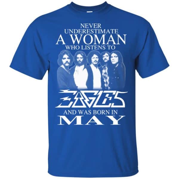 A Woman Who Listens To Eagles And Was Born In May T-Shirts, Hoodie, Tank 5