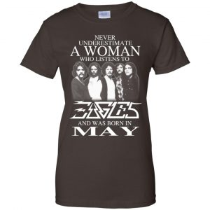 A Woman Who Listens To Eagles And Was Born In May T-Shirts, Hoodie, Tank 23