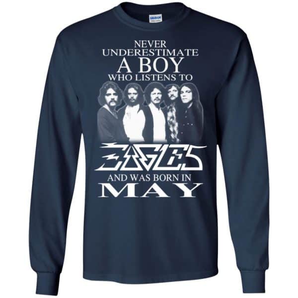 A Boy Who Listens To Eagles And Was Born In May T-Shirts, Hoodie, Tank 8