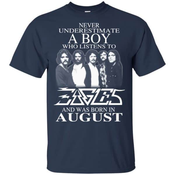 A Boy Who Listens To Eagles And Was Born In August T-Shirts, Hoodie, Tank 5
