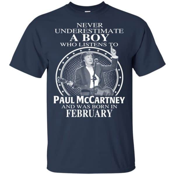A Boy Who Listens To Paul McCartney And Was Born In February T-Shirts, Hoodie, Tank 5