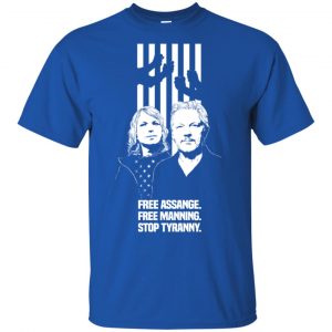 Free Assange. Free Manning. Stop Tyranny. T-Shirts, Hoodie, Tank 16