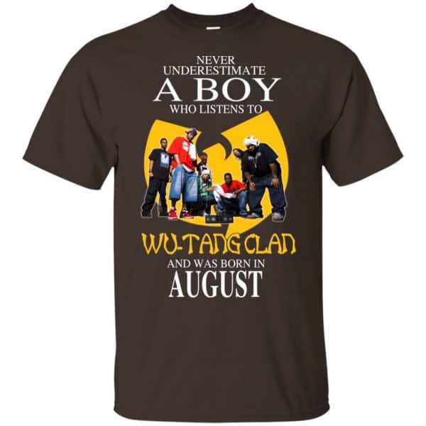 A Boy Who Listens To Wu-Tang Clan And Was Born In August T-Shirts, Hoodie, Tank 6