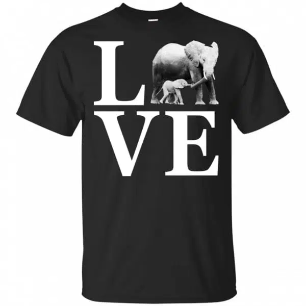 I Love Elephants Vintage Look Elephant Shirt, Hoodie, Tank 3