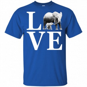 I Love Elephants Vintage Look Elephant Shirt, Hoodie, Tank 16