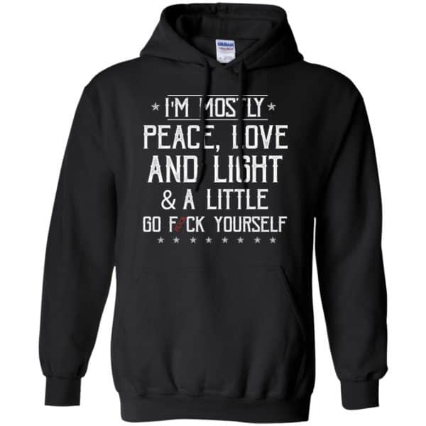 I'm Mostly Peace Love And Light And A Little Go Fuck Yourself - Personalized Leather Handbag STB204 main image 1