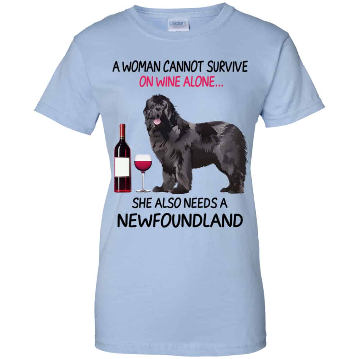 Funny Shirt A Woman Cannot Survive On Wine Alone She Also Needs A Cat Handmade Shirt