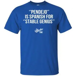 Pendejo Is Spanish For Stable Genius It's Mueller Time Shirt, Hoodie, Tank 16