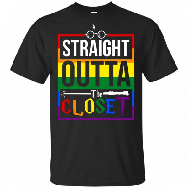 Straight Outta Closet Pride LGBT Shirt, Hoodie, Tank 3