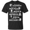 Persist Like Elizabeth Inspire Like Malala Speak Like Maya Shirt, Hoodie, Tank 1 Persist Like Elizabeth Inspire Like Malala Speak Like Maya Shirt, Hoodie, Tank 1