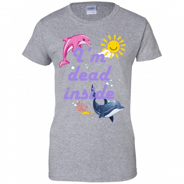 I Am Dead Inside Dolphins Shirt, Hoodie, Tank New Designs 12