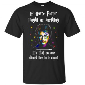 Harry Potter: If Harry Potter Taught Us Anything It’s That No One Should Live In A Closet T-Shirts, Hoodie, Tank Apparel