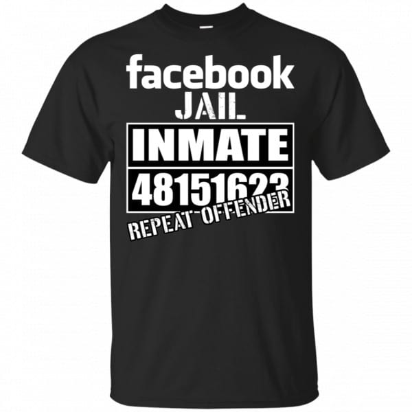 Facebook Jail Inmate 48151623 Repeat Offender Shirt, Hoodie, Tank 3