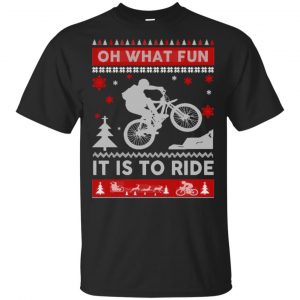 Bicycle Sweater Christmas Oh What Fun It Is To Ride T-Shirts, Hoodie, Sweater Apparel