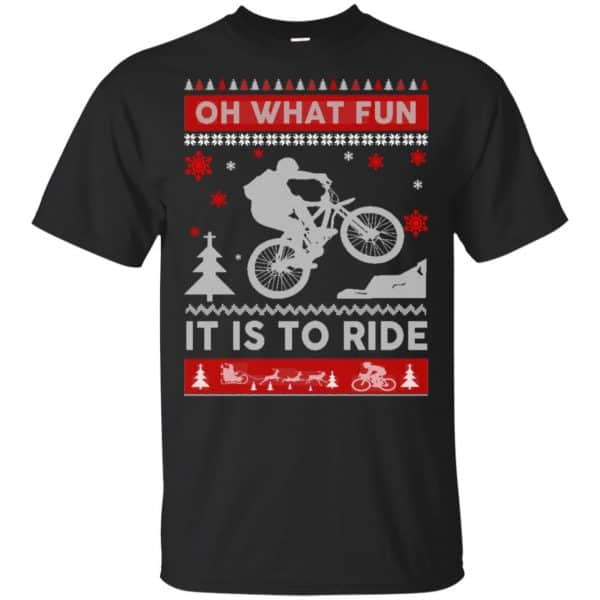 Bicycle Sweater Christmas Oh What Fun It Is To Ride T-Shirts, Hoodie, Sweater Apparel 3
