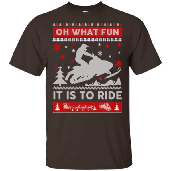Snowmobile Sweater Christmas Oh What Fun It Is To Ride T-Shirts, Hoodie, Sweater Apparel 4