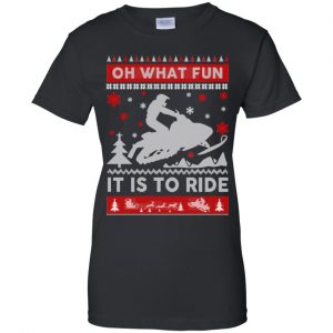 Snowmobile Sweater Christmas Oh What Fun It Is To Ride T-Shirts, Hoodie, Sweater 22