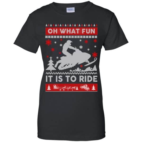 Snowmobile Sweater Christmas Oh What Fun It Is To Ride T-Shirts, Hoodie, Sweater Apparel 11