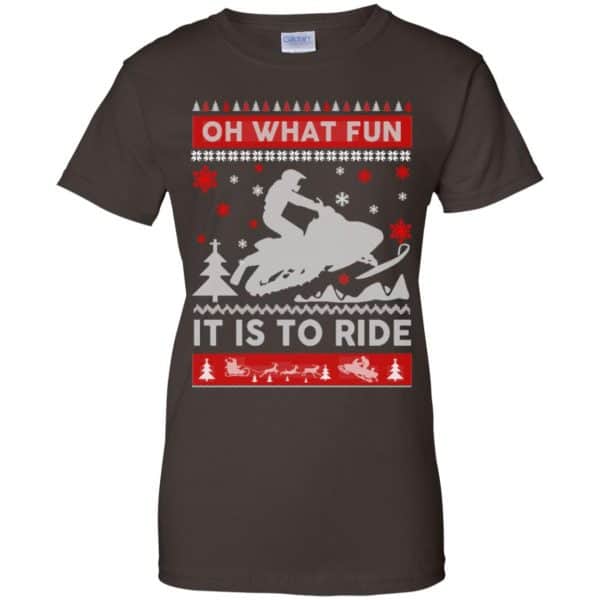 Snowmobile Sweater Christmas Oh What Fun It Is To Ride T-Shirts, Hoodie, Sweater Apparel 12