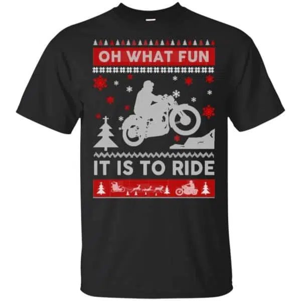 Motorcycle Sweater Christmas Oh What Fun It Is To Ride T-Shirts, Hoodie, Sweater 3