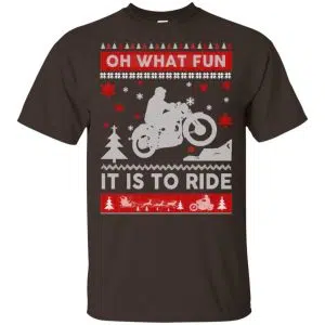 Motorcycle Sweater Christmas Oh What Fun It Is To Ride T-Shirts, Hoodie, Sweater 15