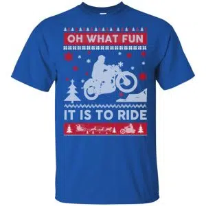 Motorcycle Sweater Christmas Oh What Fun It Is To Ride T-Shirts, Hoodie, Sweater 16