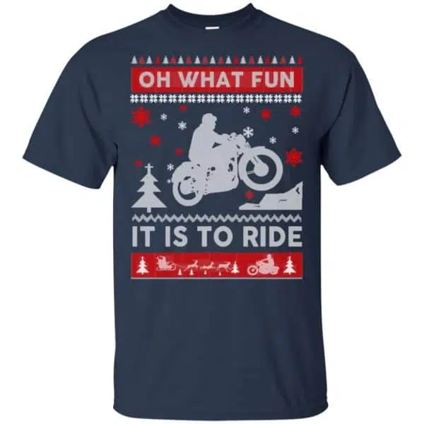 Motorcycle Sweater Christmas Oh What Fun It Is To Ride T-Shirts, Hoodie, Sweater 6