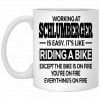 Working At Schlumberger Is Easy It’s Like Riding A Bike Mug 2