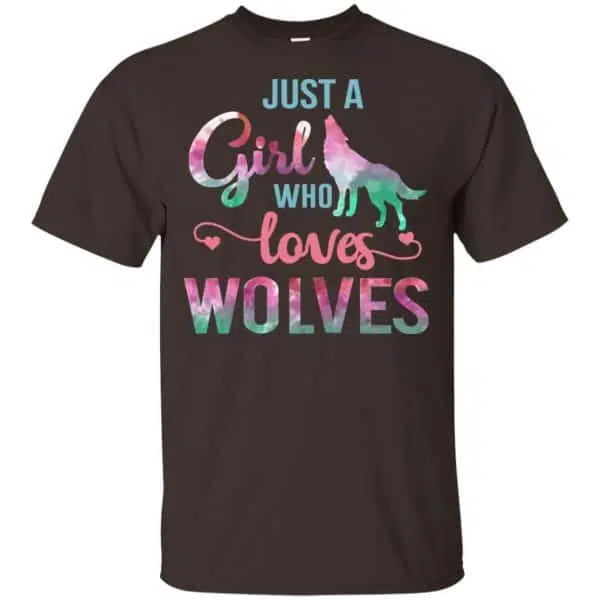Just A Girl Who Loves Wolves Shirt, Hoodie, Tank 4