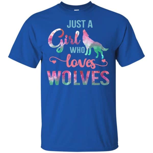 Just A Girl Who Loves Wolves Shirt, Hoodie, Tank Apparel 5