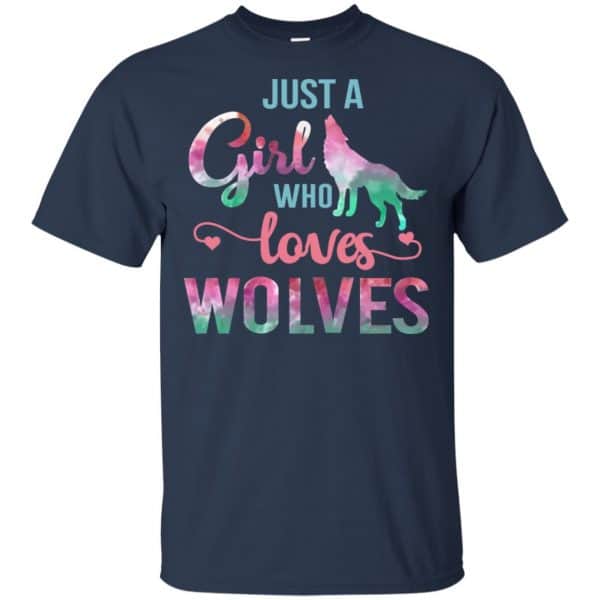 Just A Girl Who Loves Wolves Shirt, Hoodie, Tank Apparel 6