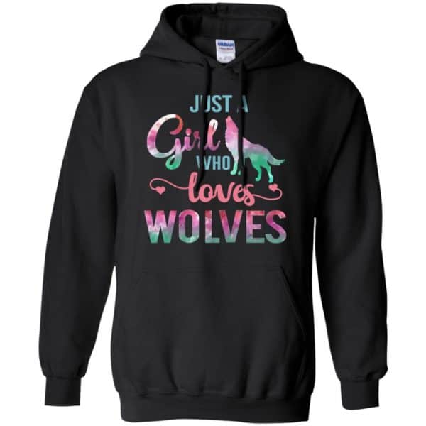 Just A Girl Who Loves Wolves Shirt, Hoodie, Tank Apparel 7