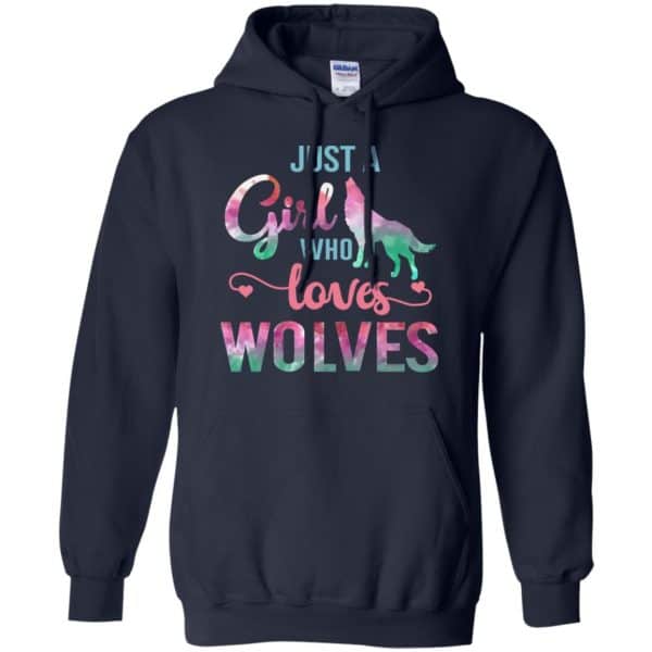 Just A Girl Who Loves Wolves Shirt, Hoodie, Tank Apparel 8