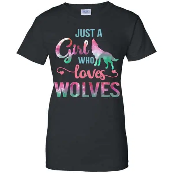 Just A Girl Who Loves Wolves Shirt, Hoodie, Tank 11