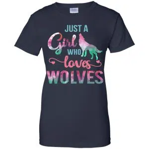 Just A Girl Who Loves Wolves Shirt, Hoodie, Tank 24