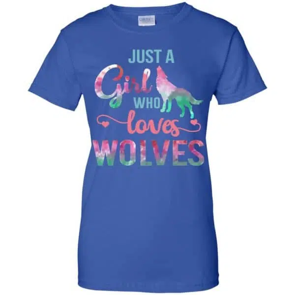 Just A Girl Who Loves Wolves Shirt, Hoodie, Tank 14