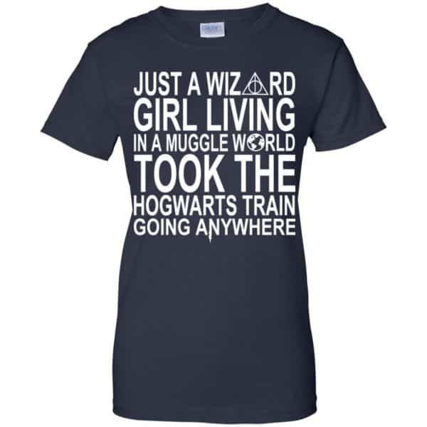Harry Potter: Just A Wizard Girl Living In A Muggle World Took The Hogwarts Train Going Anywhere T-Shirts, Hoodie, Tank Apparel 13