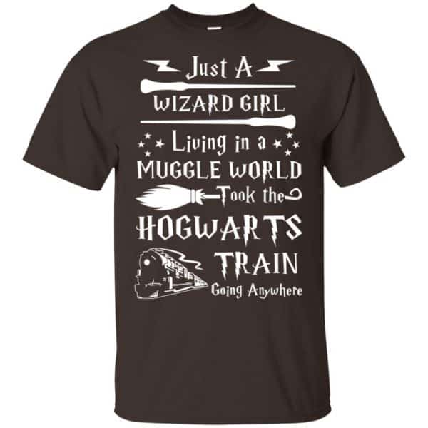 Harry Potter: Just A Wizard Girl Living in a Muggle World Took The Hogwarts Train Going Anywhere T-Shirts, Hoodie, Tank Apparel 4