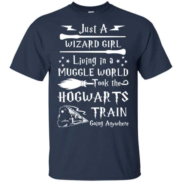 Harry Potter: Just A Wizard Girl Living in a Muggle World Took The Hogwarts Train Going Anywhere T-Shirts, Hoodie, Tank Apparel 6