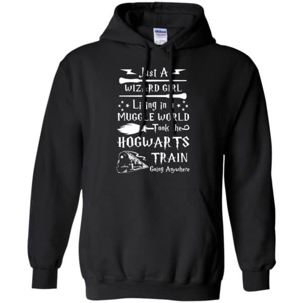 Harry Potter: Just A Wizard Girl Living in a Muggle World Took The Hogwarts Train Going Anywhere T-Shirts, Hoodie, Tank Apparel 7