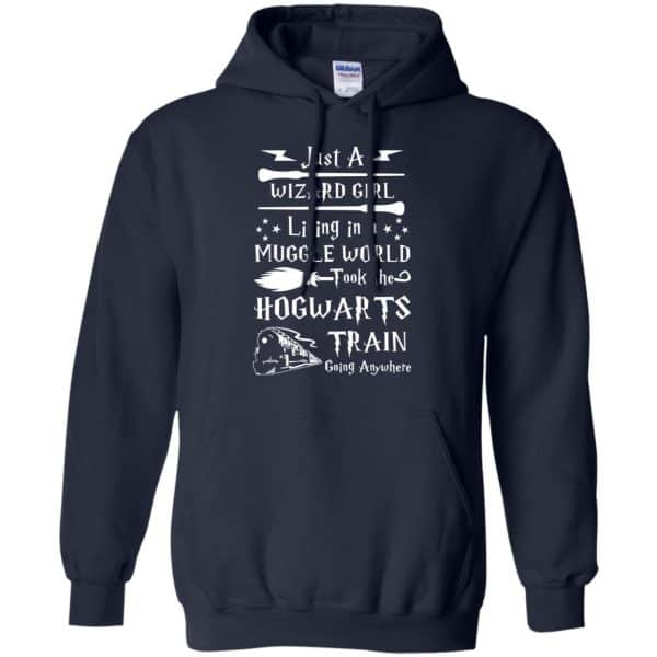 Harry Potter: Just A Wizard Girl Living in a Muggle World Took The Hogwarts Train Going Anywhere T-Shirts, Hoodie, Tank Apparel 8