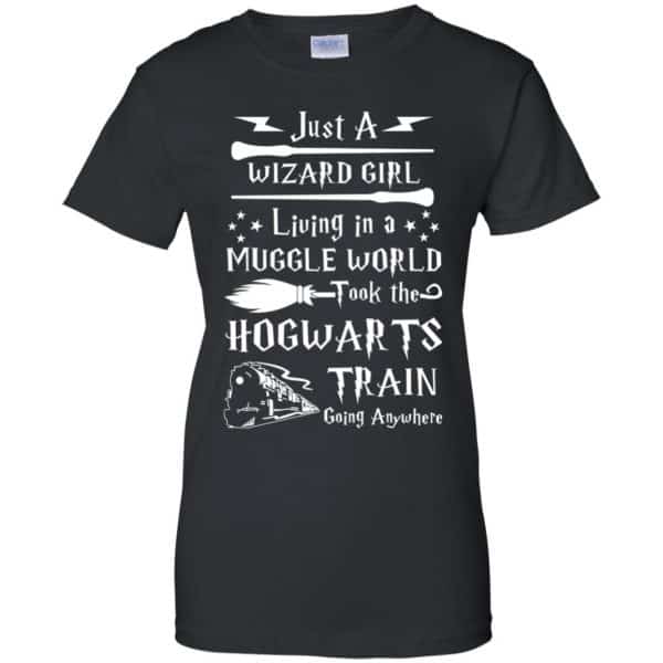 Harry Potter: Just A Wizard Girl Living in a Muggle World Took The Hogwarts Train Going Anywhere T-Shirts, Hoodie, Tank Apparel 11